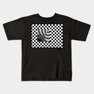 3D effect squares Kids T-Shirt